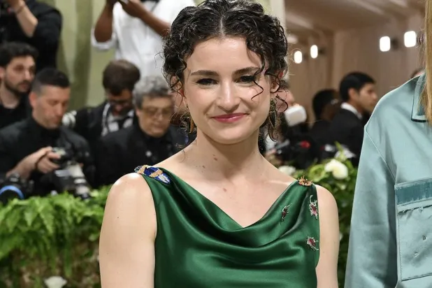 Chloe Malle arrives for the 2024 Met Gala at the Metropolitan Museum of Art on May 6, 2024, in New York. (AFP) 