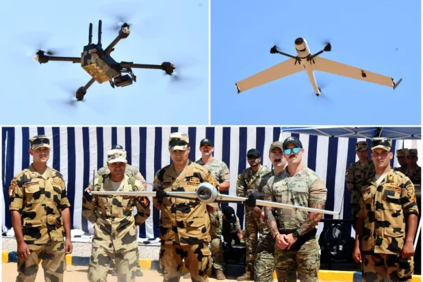 تدريبات «النجم الساطع» تضمنت مجابهة الطائرة من دون طيار (المتحدث العسكري المصري)