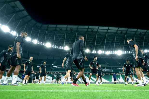 أقيمت المواجهة في العاصمة الدوحة بعيداً عن الإعلام والجمهور (الاتحاد القطري) 