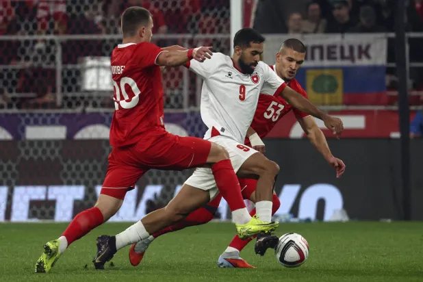 منتخب الأردن حجز مقعده في كأس العالم للمرة الأولى (إ.ب.أ)