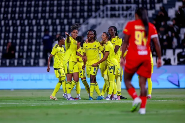  أهداف الفريق جاءت عبر روث كيبوي وشروق الهوساوي (نادي النصر)