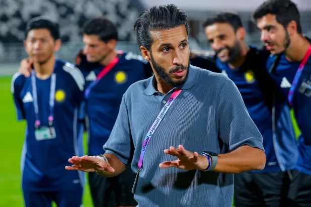 العلوني مدرب فريق سيدات النصر يتطلع للقب البطولة (نادي النصر)