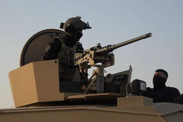 خلال العملية الأمنية في مخيم الهول (الشرق الأوسط)