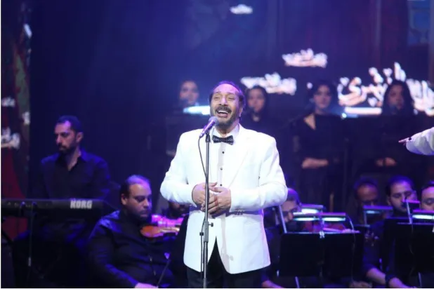 الحجار قدم عدداً من أغنياته التي كتبها الأبنودي (دار الأوبرا المصرية)