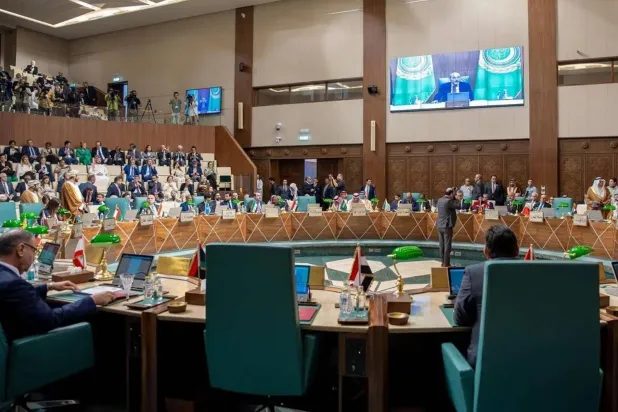 جانب من الدورة العادية لمجلس جامعة الدول العربية الوزاري في القاهرة الخميس (واس)