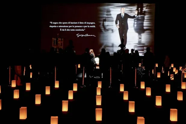 Hundreds of Ordinary Mourners and VIPs Pay Last Respects to Italian Fashion Icon Giorgio Armani