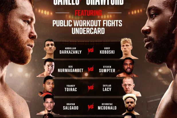 فعالية التدريبات المفتوحة في «بابلك ووركاوت» في مدينة لاس فيغاس (موسم الرياض)