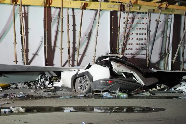 قتيلان في انهيار جسر قيد الإنشاء في جنوب العراق (صور وفيديو)