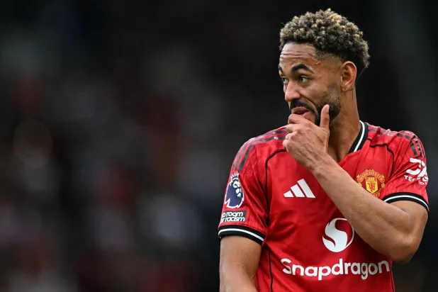 البرازيلي ماثيوس كونيا مهاجم مانشستر يونايتد (أ.ف.ب)