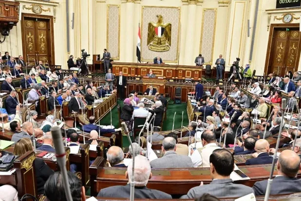 مجلس النوب المصري خلال مناقشة قانون الانتخابات (أرشيفية - وزارة الشؤون النيابية)