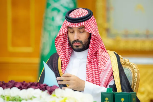 الأمير محمد بن سلمان ولي العهد السعودي لدى ترؤسه جلسة مجلس الوزراء في الرياض الثلاثاء (واس)