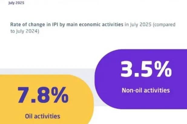 Industrijska proizvodnja v Savdski Arabiji julija 2025 narasla za 6,5 odstotka