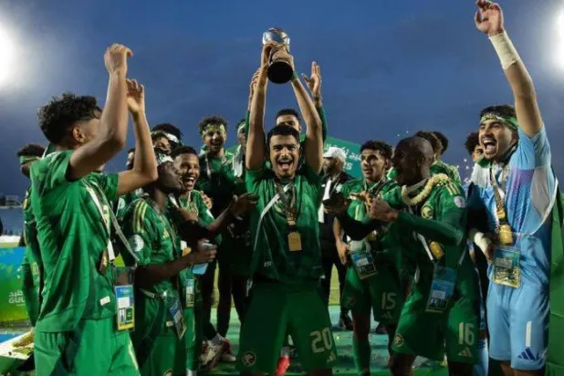 من تتويج الأخضر بكأس الخليج للشباب (المنتخب السعودي)