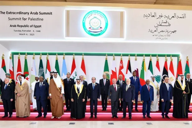 قمة فلسطين التي استضافتها القاهرة في مارس الماضي (الرئاسة المصرية)