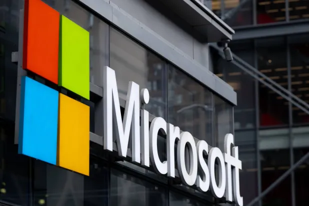 10 July 2025, US, New York: A branch of the technology company Microsoft can be seen in Manhattan. (dpa) 