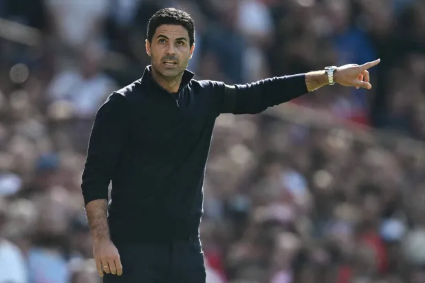 ميكل أرتيتا مدرب آرسنال (أ.ف.ب)