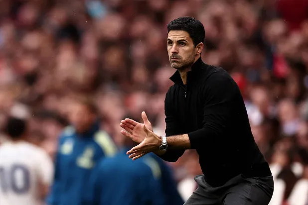 ميكيل أرتيتا مدرب آرسنال (أ.ف.ب)