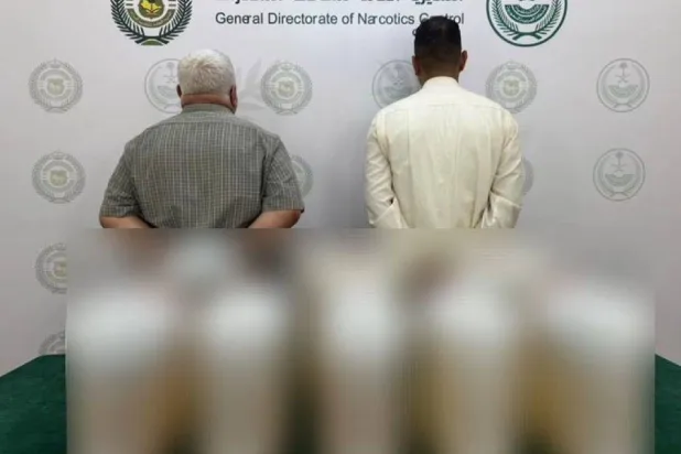 السلطات الأمنية في السعودية قبضت على المتورطين في العملية وهما وافدان من الجنسية العراقية (الداخلية السعودية)