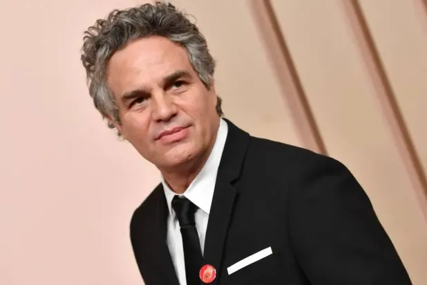 US actor Mark Ruffalo attends the Oscar Nominees Luncheon at the Beverly Hilton in Beverly Hills, California, on February 12, 2024. (AFP)