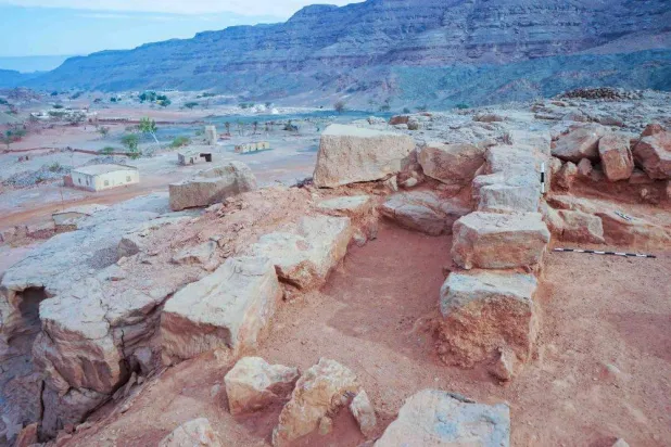 الموقع المكتشف في وادي النصب (وزارة السياحة والآثار)