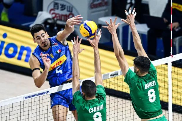 الجزائر خسرت من إيطاليا في مونديال الطائرة (أ.ف.ب)