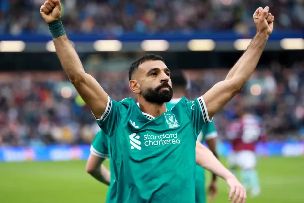 محمد صلاح نجم ليفربول (د.ب.أ) 