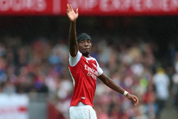 مادويكي كان أخطر لاعبي أرسنال خلال مواجهة فورست  (رويترز)