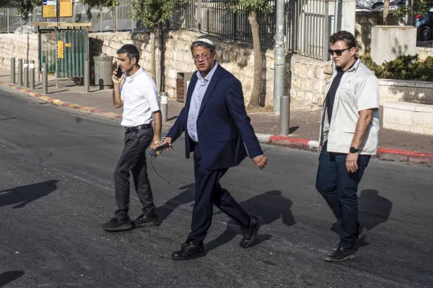 وزير الأمن القومي الإسرائيلي إيتمار بن غفير (د.ب.أ)