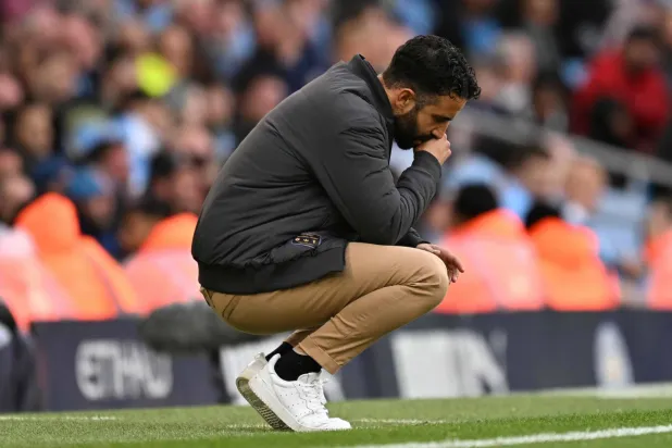 أموريم شدد على أن المشكلة ليست في النظام (أ.ف.ب)