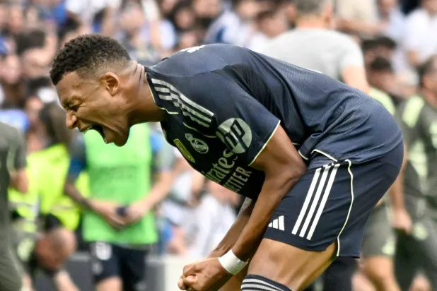 الفرنسي كيليان مبابي مهاجم ريال مدريد (أ.ف.ب)