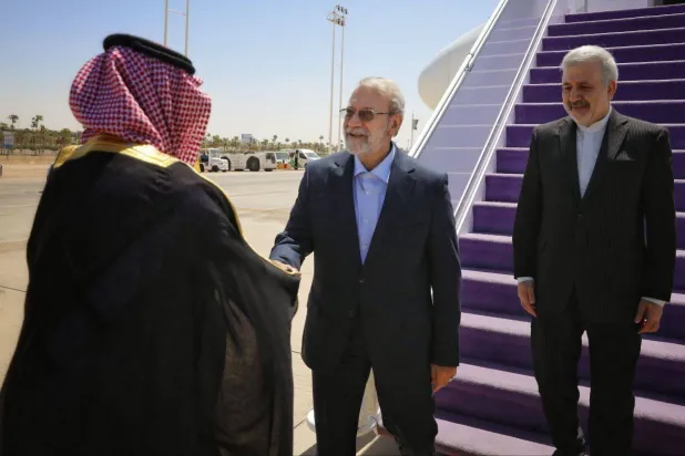 أمين المجلس الأعلى للأمن القومي علي لاريجاني إلى الرياض للقاء مسؤولين سعوديين (إرنا)