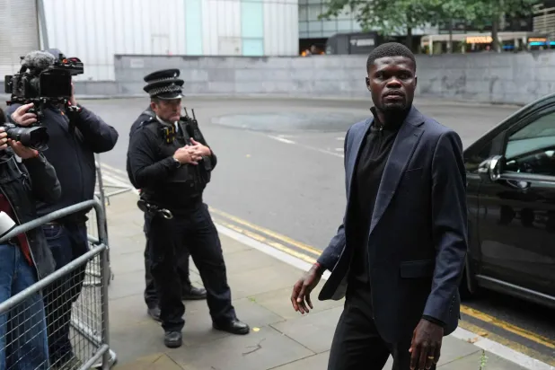 توماس بارتي أمام المحكمة في لندن (أ.ف.ب)