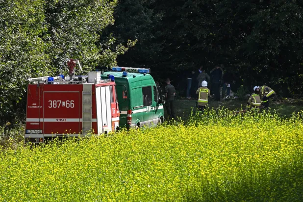 موقع سقوط المقذوف (إ.ب.أ)