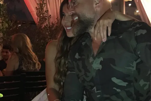 مع زميلها وصديقها جوزيف حويك (خاص «الشرق الأوسط»)