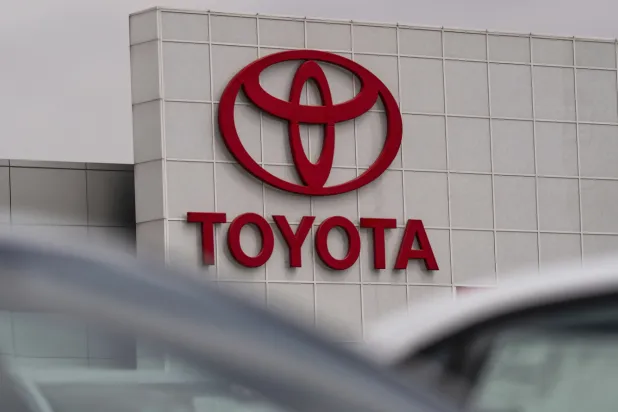A Toyota logo is seen at a dealership in El Monte, Calif., Thursday, March 27, 2025. (AP Photo/Jae C. Hong, File)