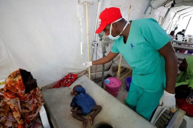 وباء الكوليرا يصيب الأطفال والنازحين في نيجيريا (رويترز - أرشيفية)