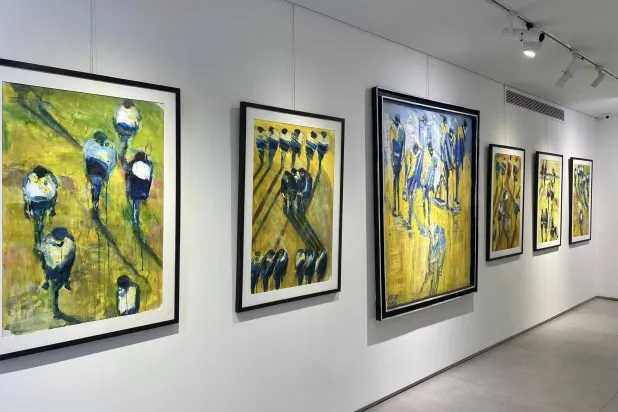 لوحات معرض «حكايات من باريس» (الشرق الأوسط)