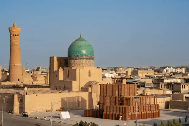 AlMusalla at the Bukhara Biennial. (SPA)