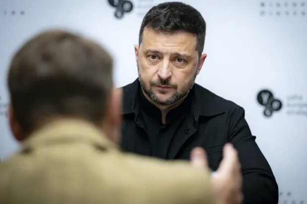 الرئيس الأوكراني فولوديمير زيلينسكي (إ.ب.أ)