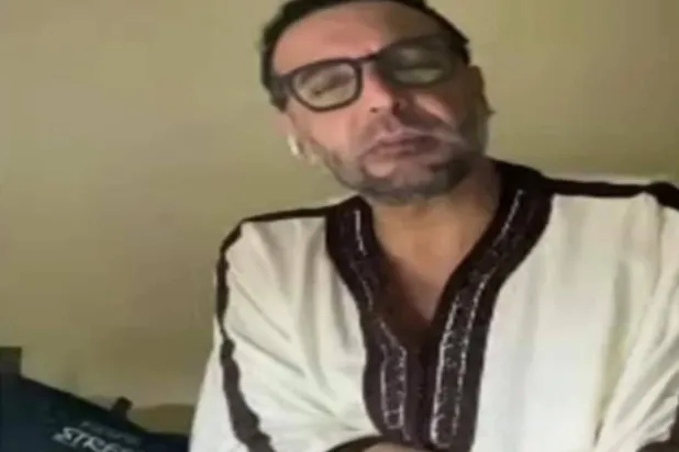 صورة لهانيبال القذافي من محبسه (أرشيفية - قناة لبنانية)