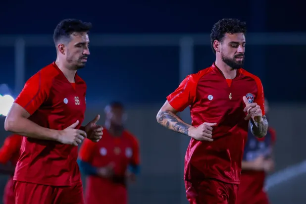 الفريق يواصل تحضيراته لمواجهة الهلال (نادي العدالة)