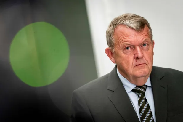 لارس لوكه راسموسن وزير الخارجية الدنماركي (أ.ف.ب)