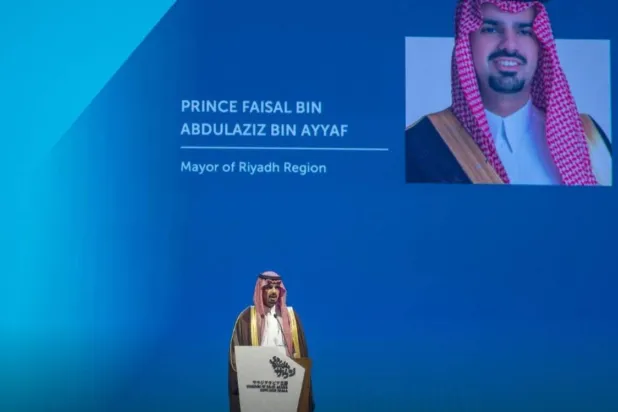 أمين منطقة الرياض الأمير الدكتور فيصل بن عبد العزيز بن عيّاف في «إكسبو أوساكا 2025» (أمانة منطقة الرياض)