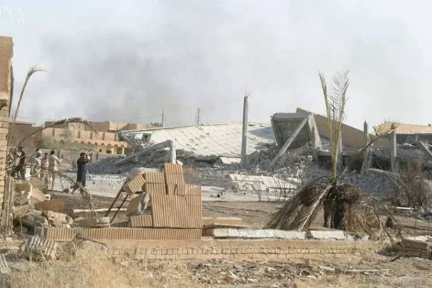 تصویری از ویرانی‌های دوران سیطره «داعش» بر العوجه (منتشر شده)