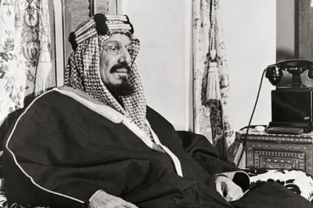 عبد العزيز ورجال دولته السعوديون