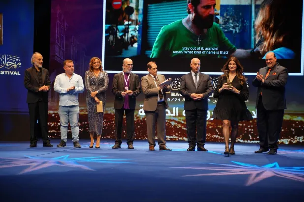 جانب من حفل ختام مهرجان بغداد السينمائي في دورته الثانية (إدارة المهرجان)