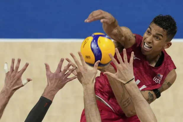 أميركا هزمت سلوفينيا في مونديال الطائرة (أ.ب)