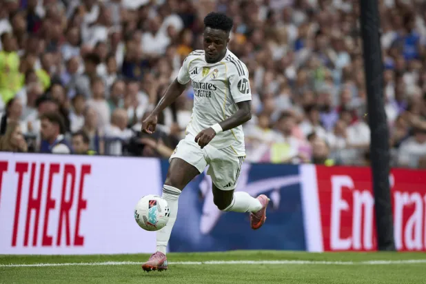 البرازيلي فينيسيوس جونيور نجم ريال مدريد (د.ب.أ)