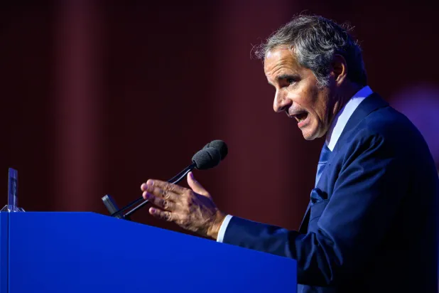 رافاييل غروسي مدير «الوكالة الدولية للطاقة الذرية» (إ.ب.أ) 