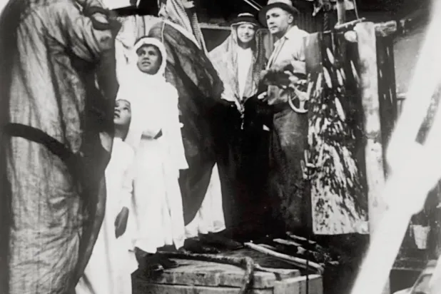 King Abdulaziz bin Abdulrahman at the launch of a development project. (SPA)